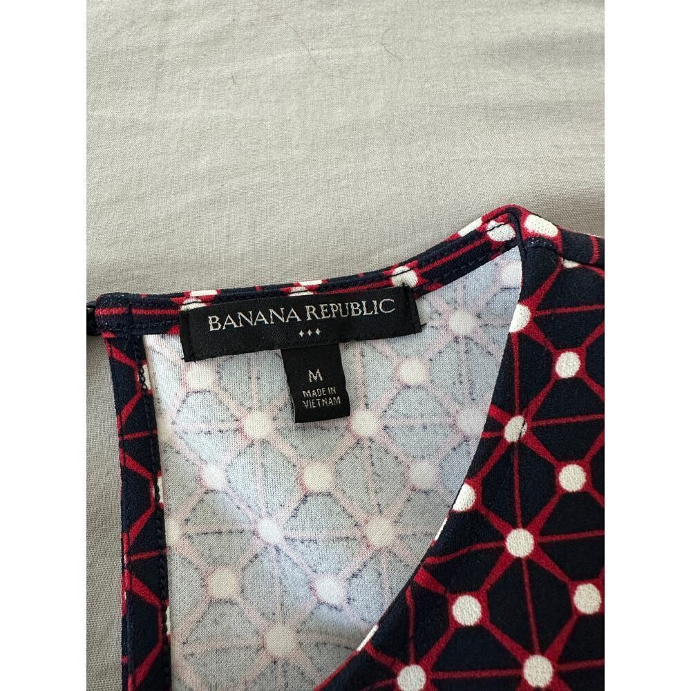 Banana Republic Shift Tank Print Dress sz Medium - Picture 4 of 5